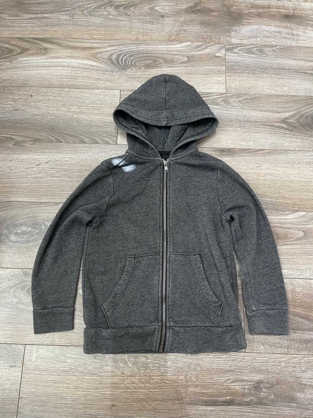 $5 w/ min $20 spend Old Navy Boys 6-7 Gray Full Zip Hoodie